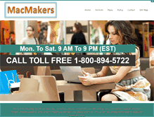 Tablet Screenshot of macmakers.com